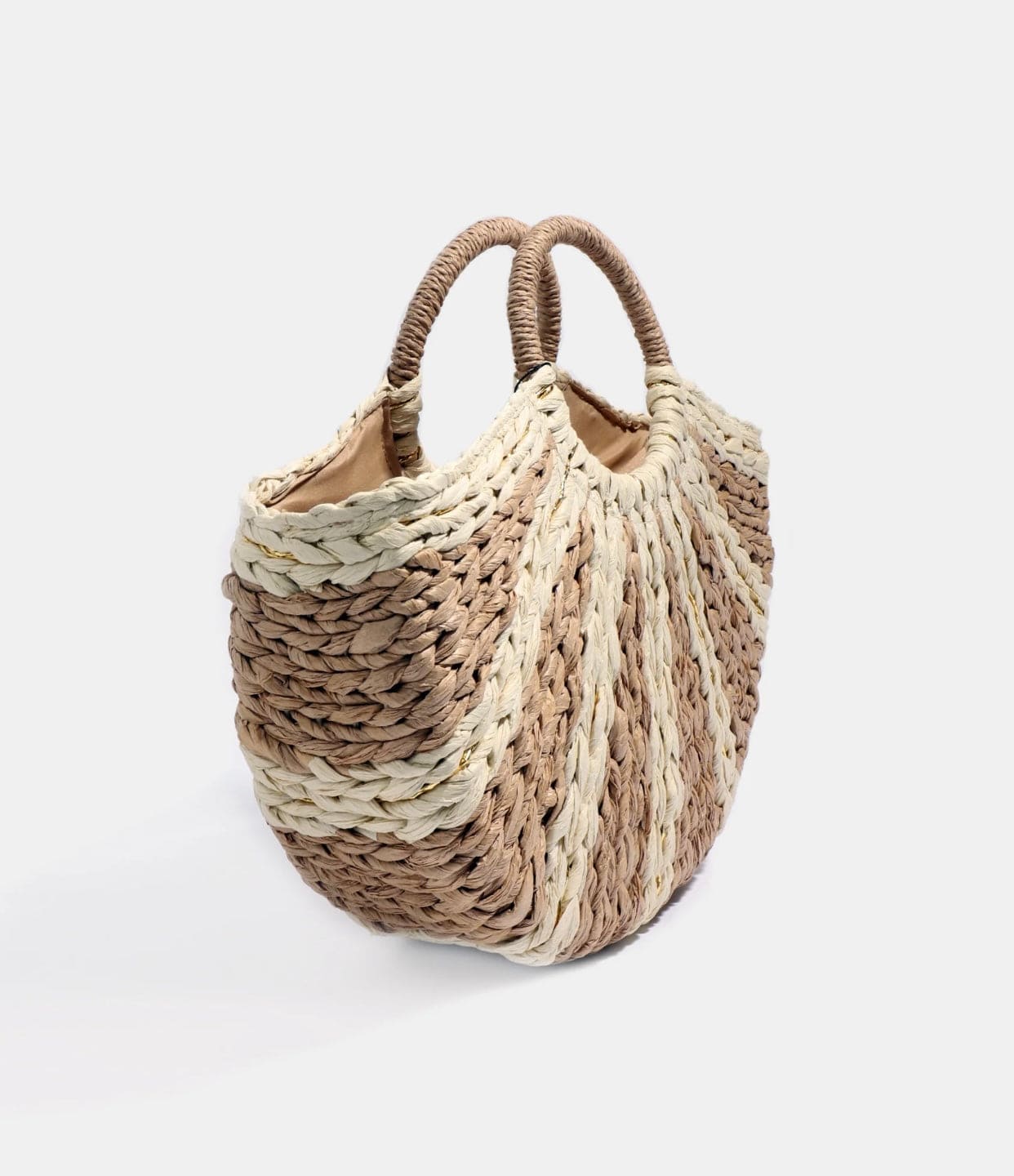 Monaco Bag - Natural/Gold